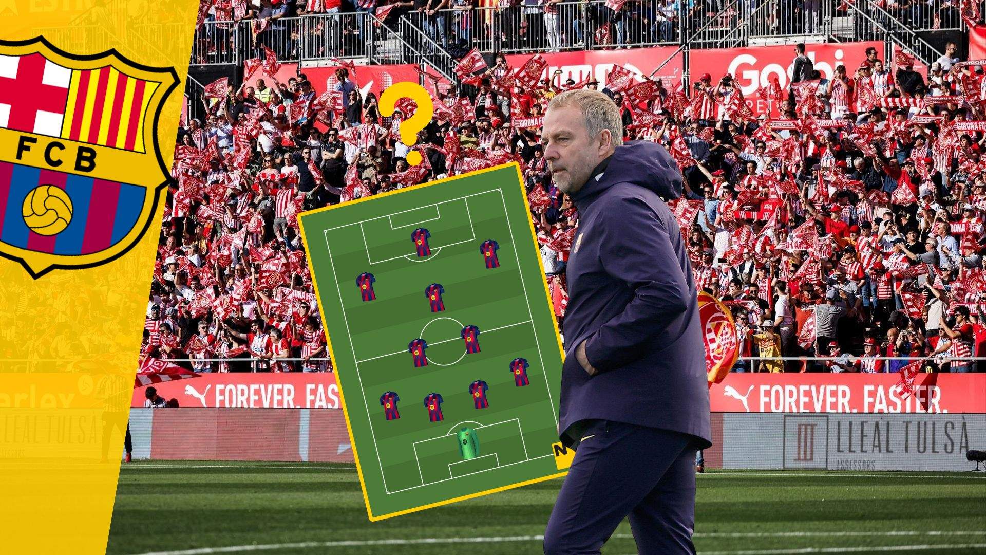 CARD Alineació Girona Barça