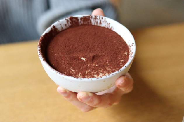 Tiramisú del restaurnat Monki. / Foto: Jordi Àvila Tiramisú del restaurnat Monki. / Foto: Jordi Àvila