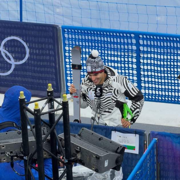 Joan Verdú en los Juegos Olímpicos de Invierno de Milán Cortina / Instagram Joan Verdú en los Juegos Olímpicos de Invierno de Milán Cortina / Instagram