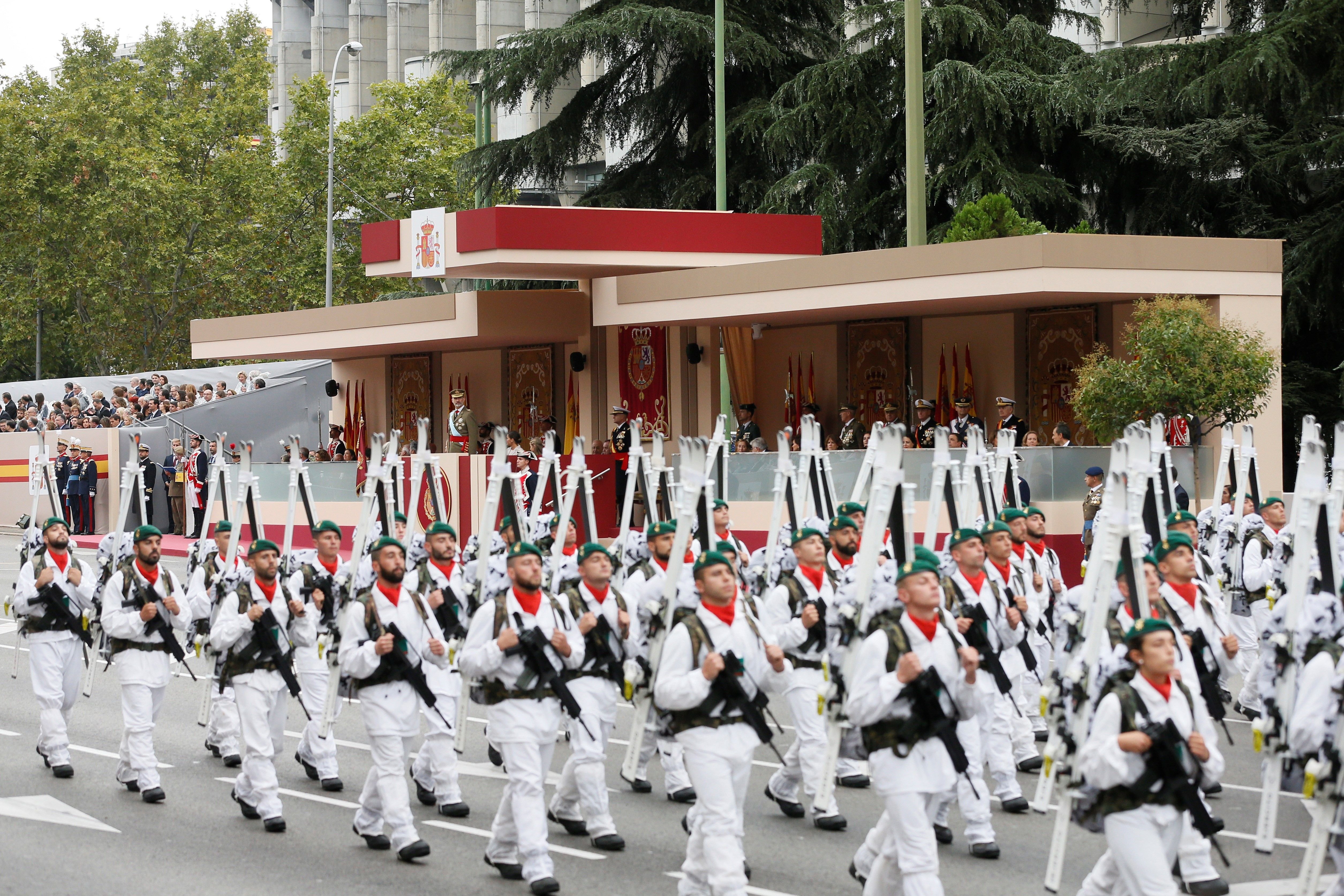 Los militares se olvidan de programar actos para el 12-O en Catalunya