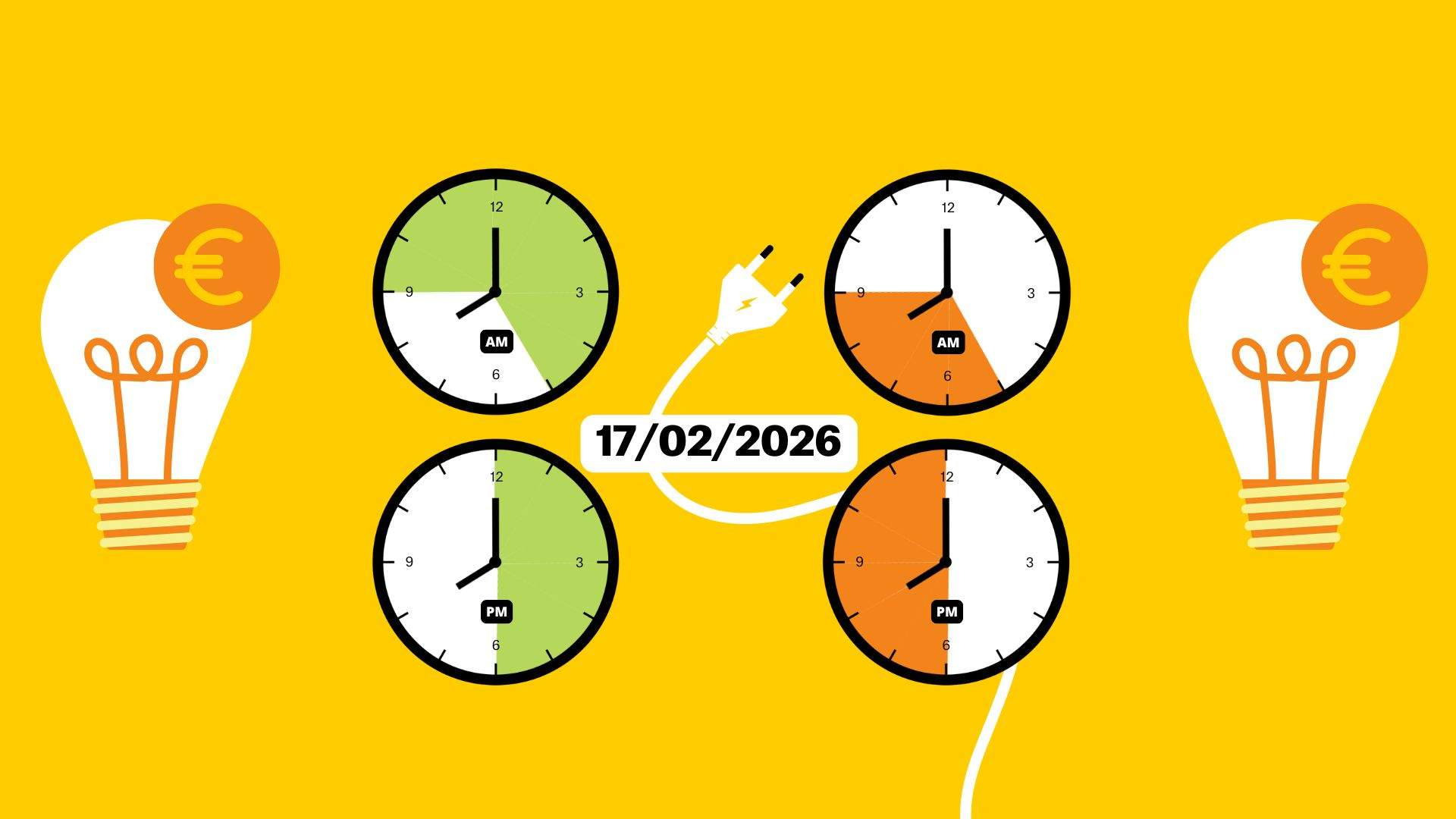Precio de la luz de hoy, martes 17 de febrero, por horas: ¿cuándo es más barato poner la lavadora?