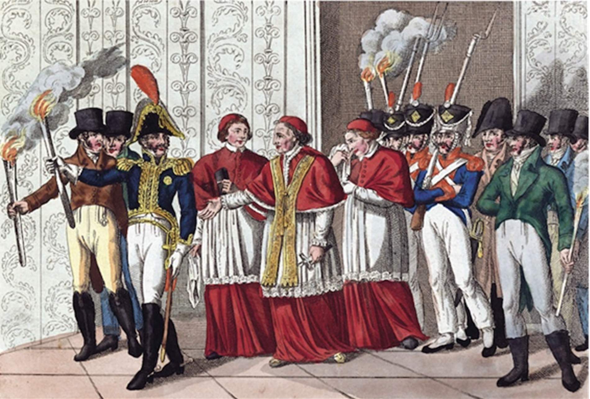 Napoleón ocupa los Estados Pontificios y encarcela al papa Pío VII