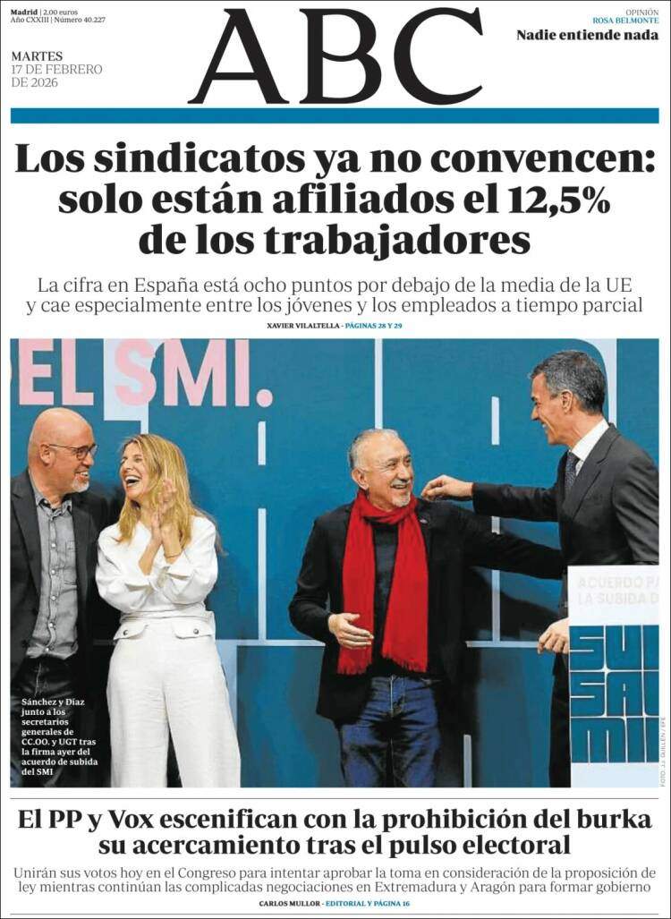 'ABC', 17 de febrer de 2026