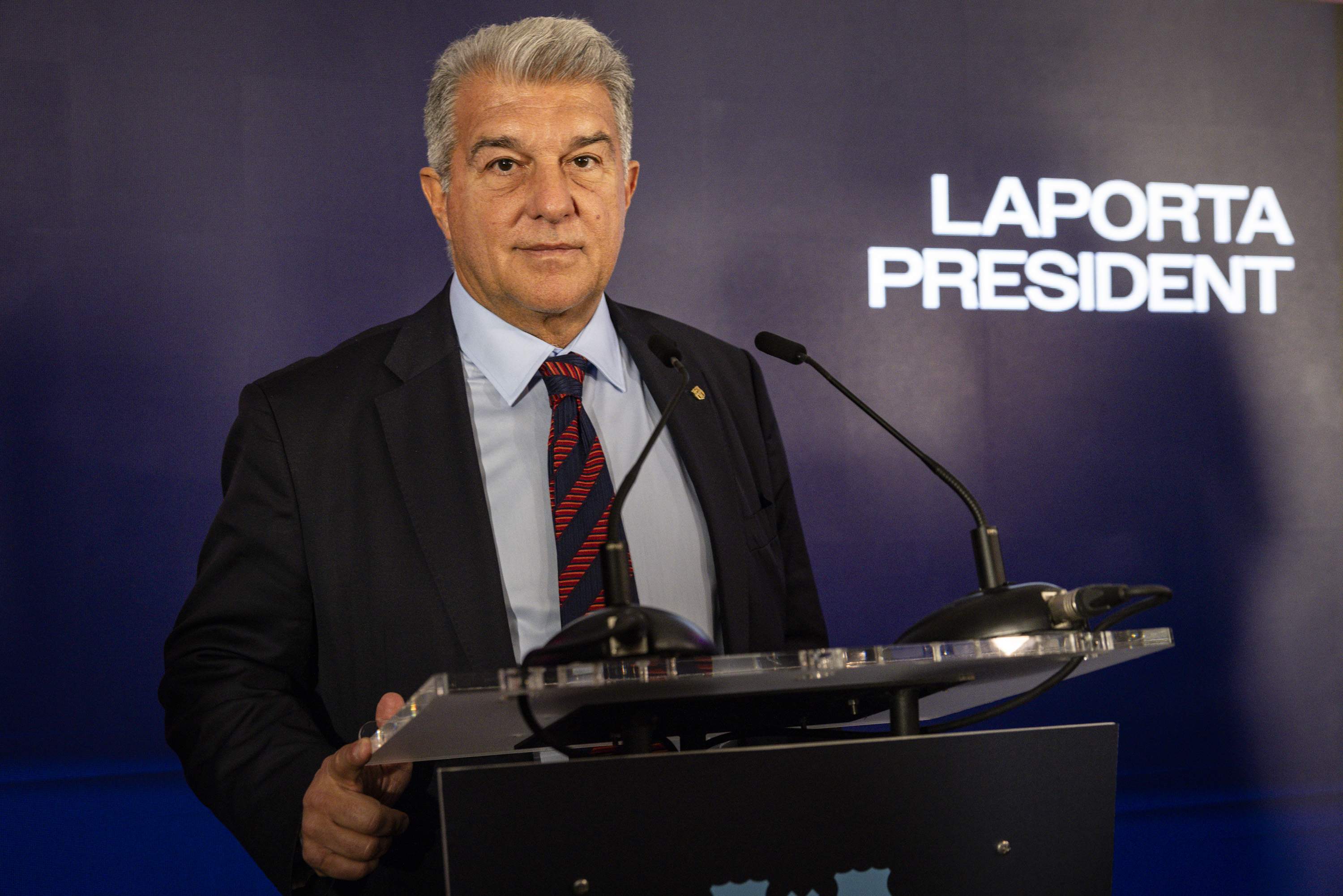 Presentació president FC Barcelona Laporta / Foto: Carlos Baglietto