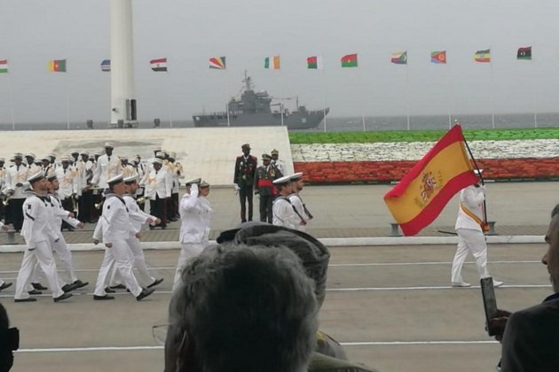 ejército español desfile dictador obiang guinea ecuatorial twitter gabriel obiang