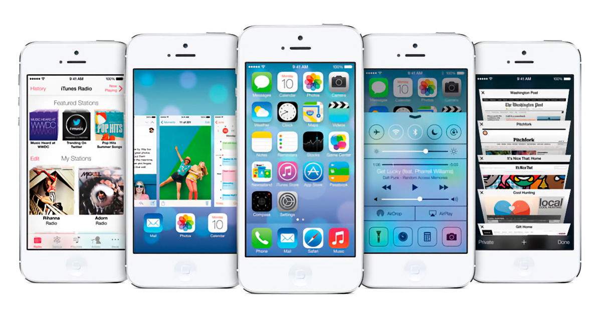 Descarrega iOS 7 Beta 4 per a iPad, iPad Mini, iPhone i iPod Touch