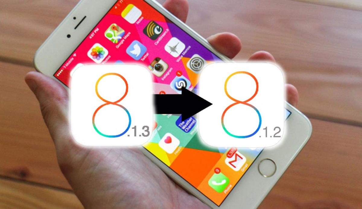 Cómo Hacer Downgrade de iOS 8.1.3 a 8.1.2 en iPhone y iPad
