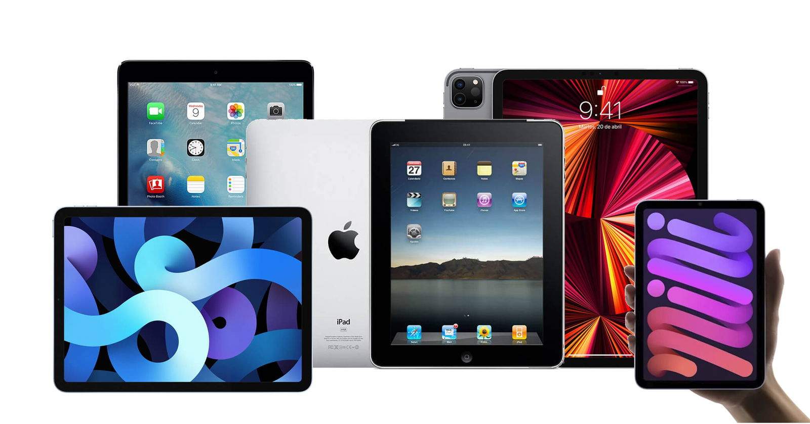 ¿Cuál es el mejor iPad creado por Apple? Repasamos todos los iPad presentados