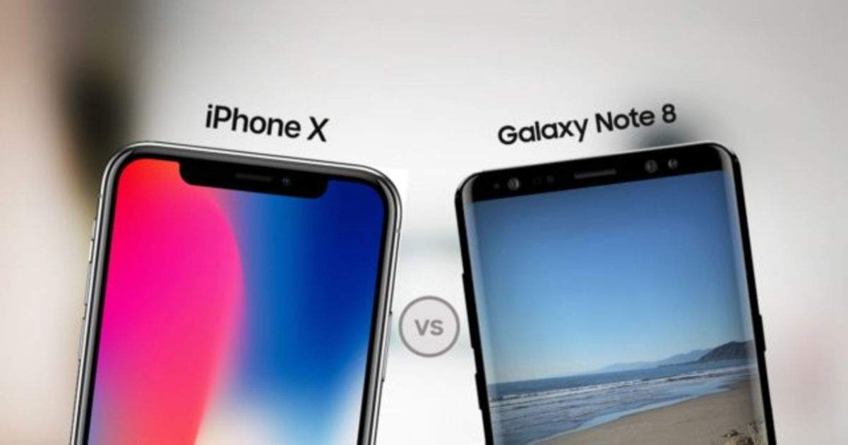 iPhone X vs Samsung Galaxy Note 8: ¿en qué se diferencian y cuál es mejor?