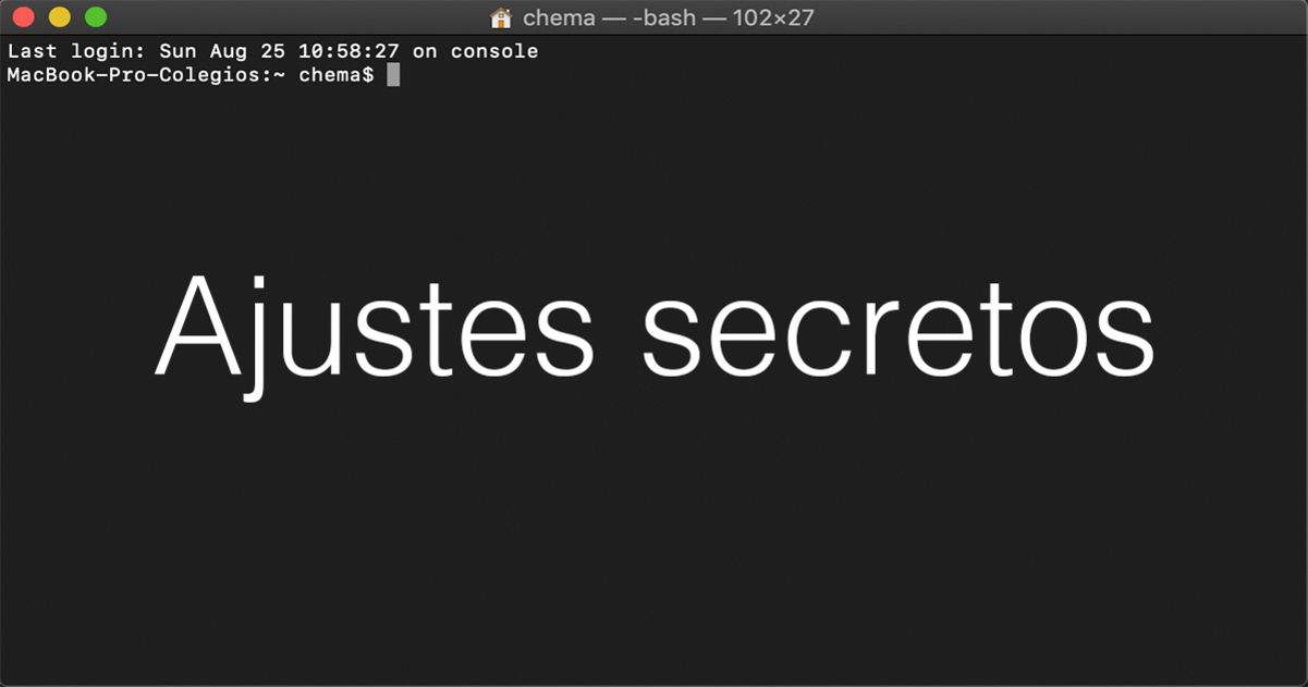 Com activar els ajustos secrets de Mac