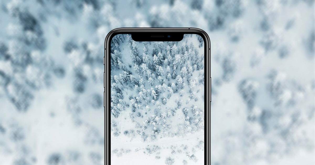 Los fondos de pantalla de la semana le darán un toque invernal a tu iPhone