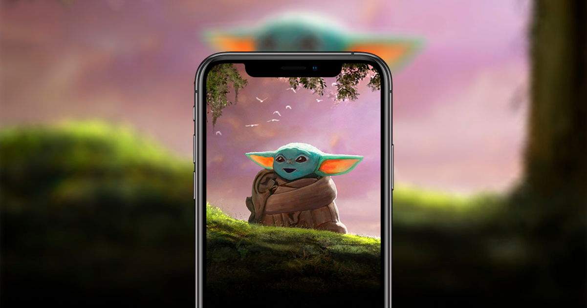 Aquesta setmana et portem els millors wallpapers per a iPhone de Baby Yoda