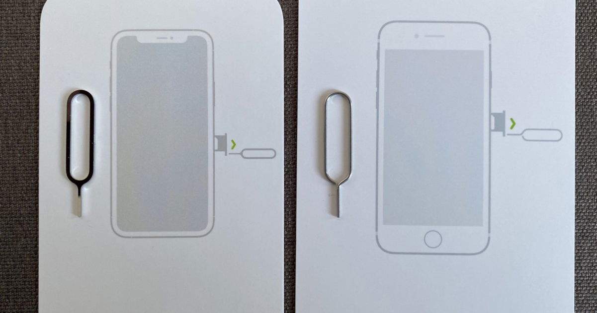 La herramienta para cambiar de SIM ha cambiado en el iPhone SE, probablemente para abaratar costes