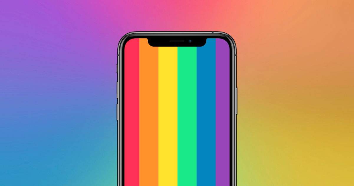 Las esferas del Orgullo del Apple Watch convertidas en wallpapers para iPhone