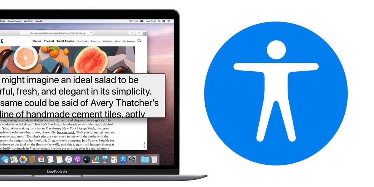 Com fer zoom a una zona de la pantalla del teu Mac