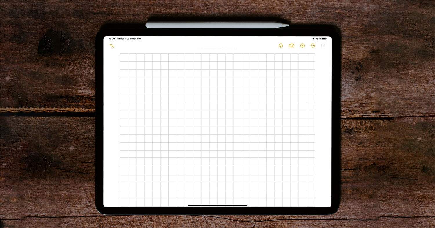 El truc d'iOS que no sabies: canvia el full de paper a l'app Notes de l'iPhone i iPad