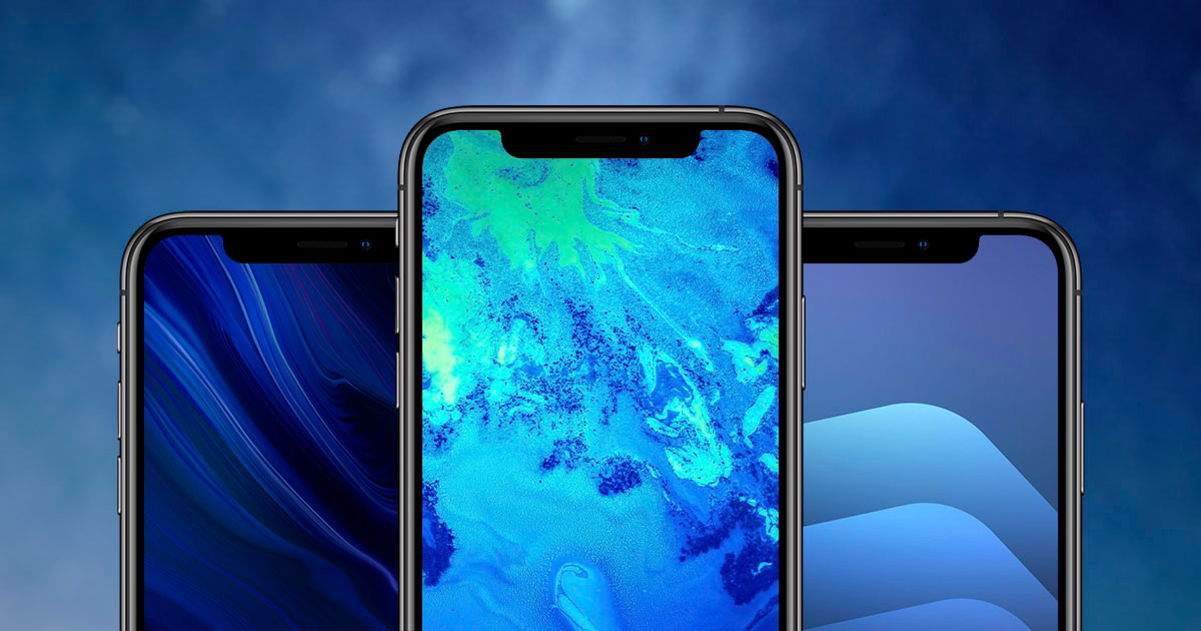 Els millors wallpapers blaus a joc amb els nous colors dels iPhone 12