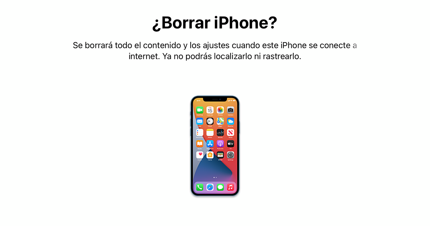 Com esborrar un iPhone des d'iCloud de forma remota
