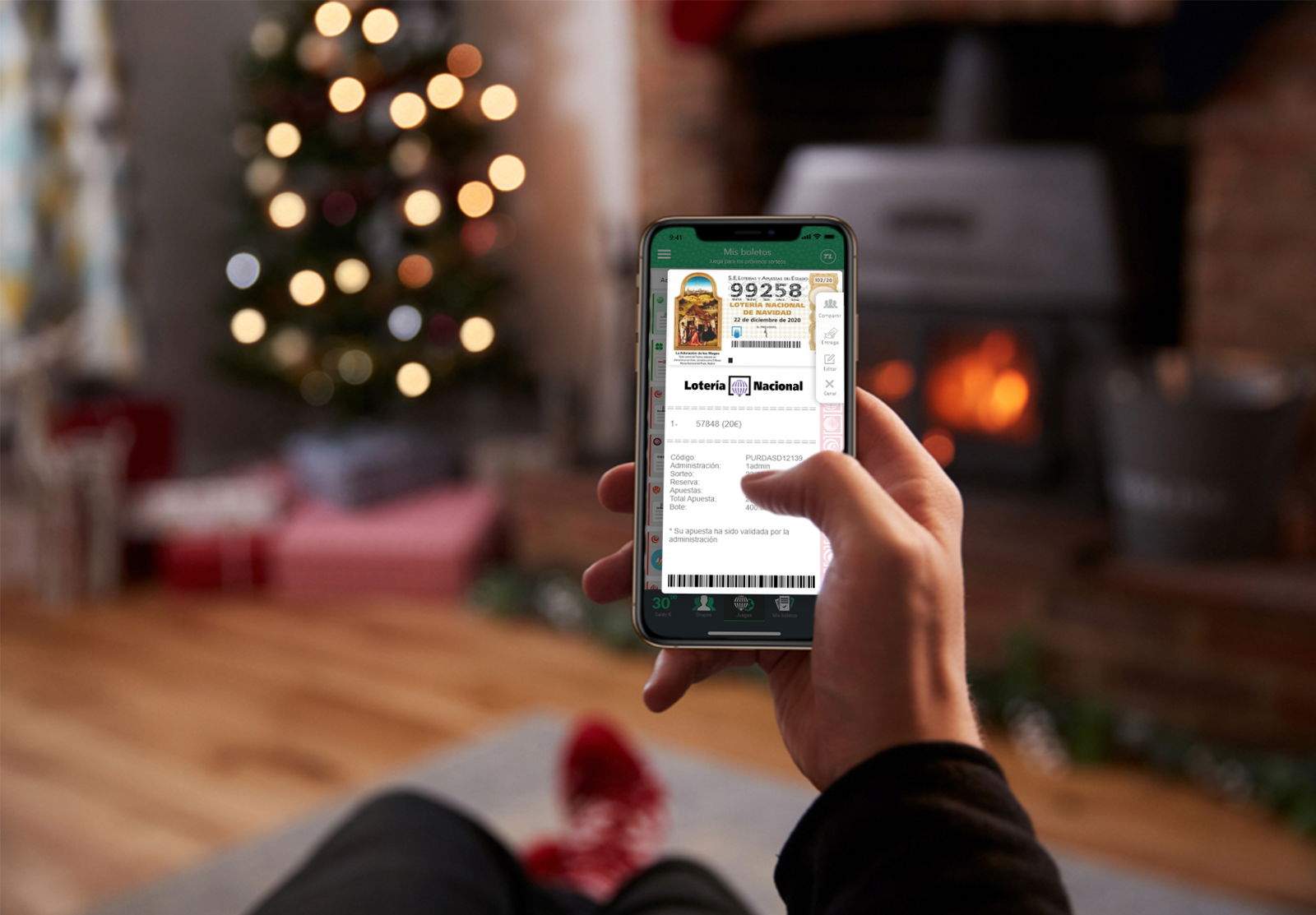 Comprar lotería navidad online con la aplicación de TuLotero