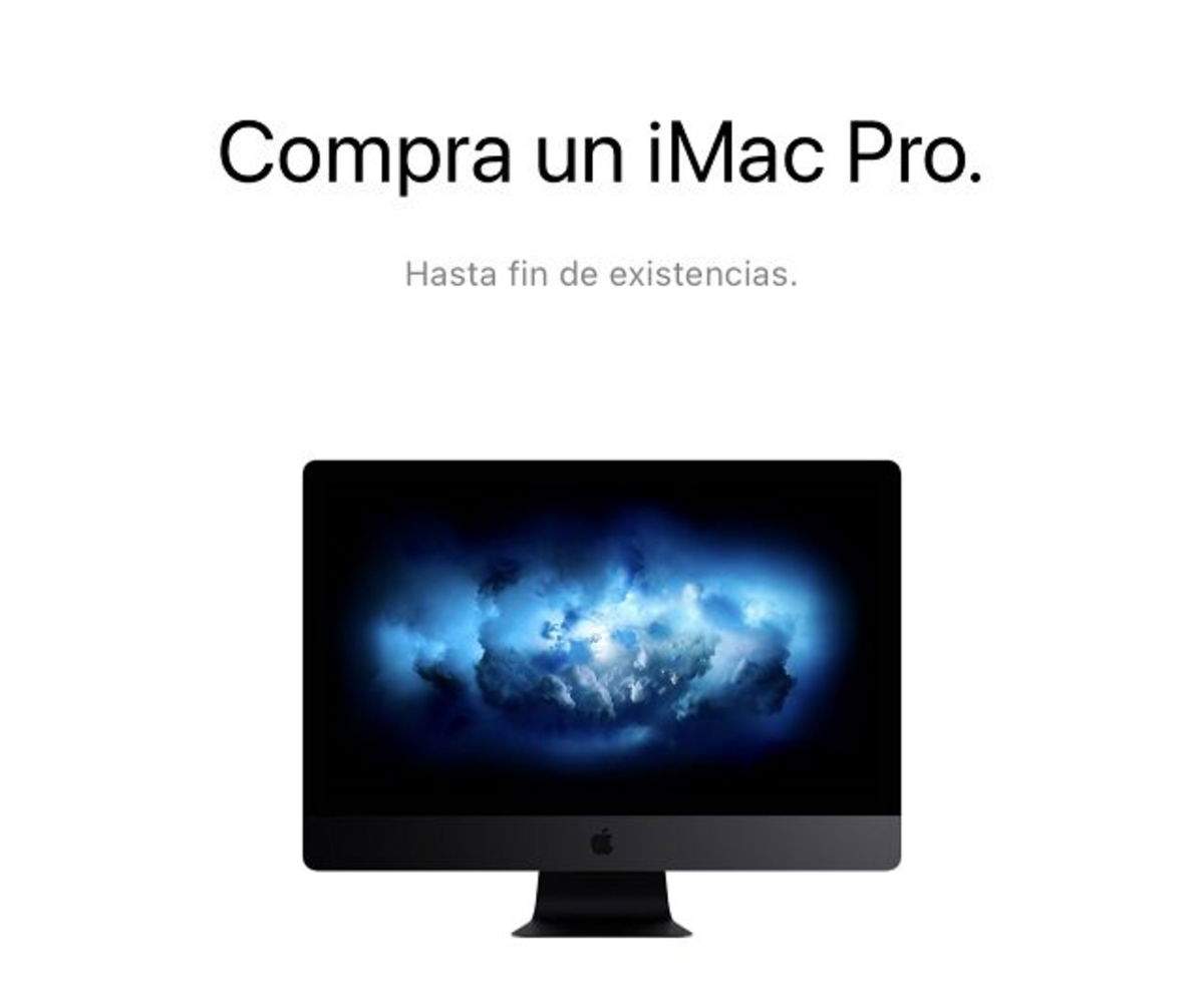 Adiós a l'iMac Pro, la Apple Store indica estoc "fins a exhaurir existències"