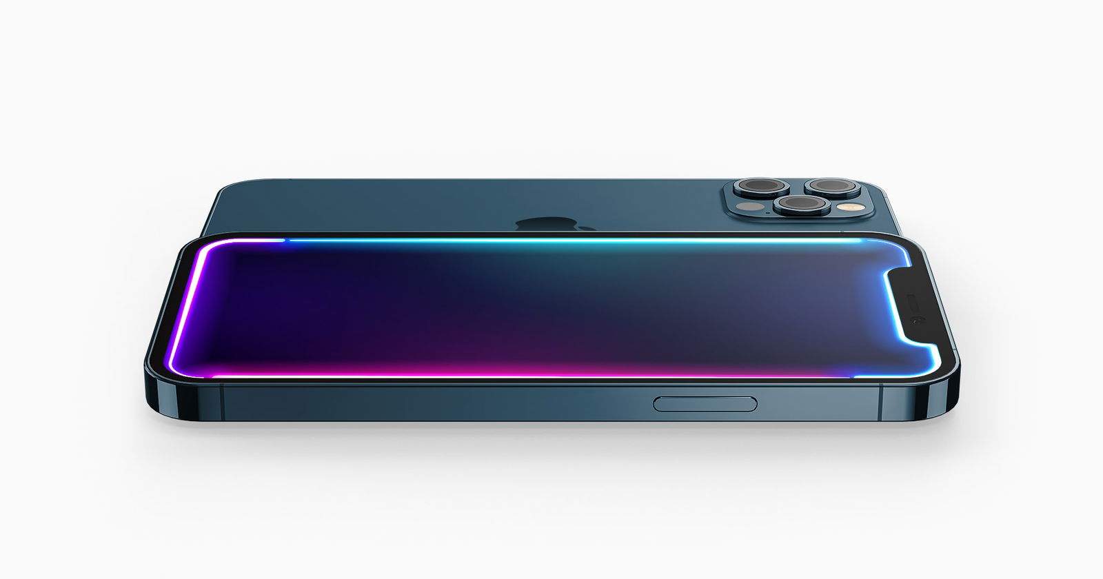 El wallpaper de neon que tu iPhone necesita