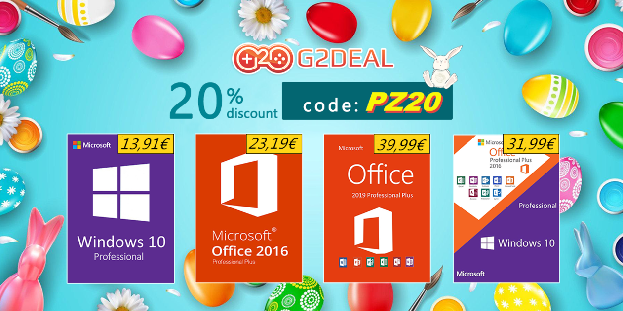 Windows 10 i Office ens regalen grans descomptes i paquets per pasqua: des de 12,06€