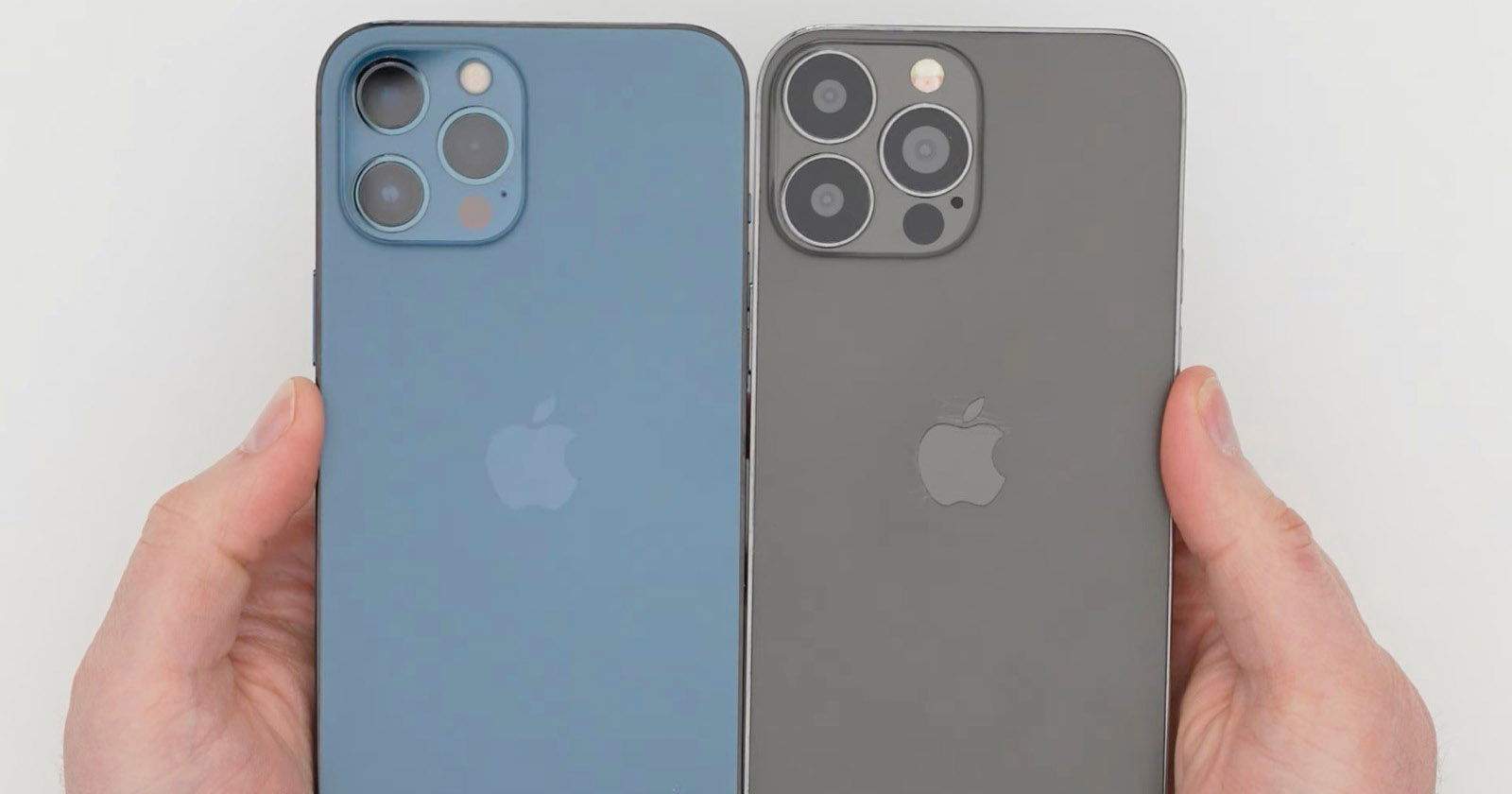 Las grandes cámaras y el pequeño notch del iPhone 13 Pro Max en vídeo