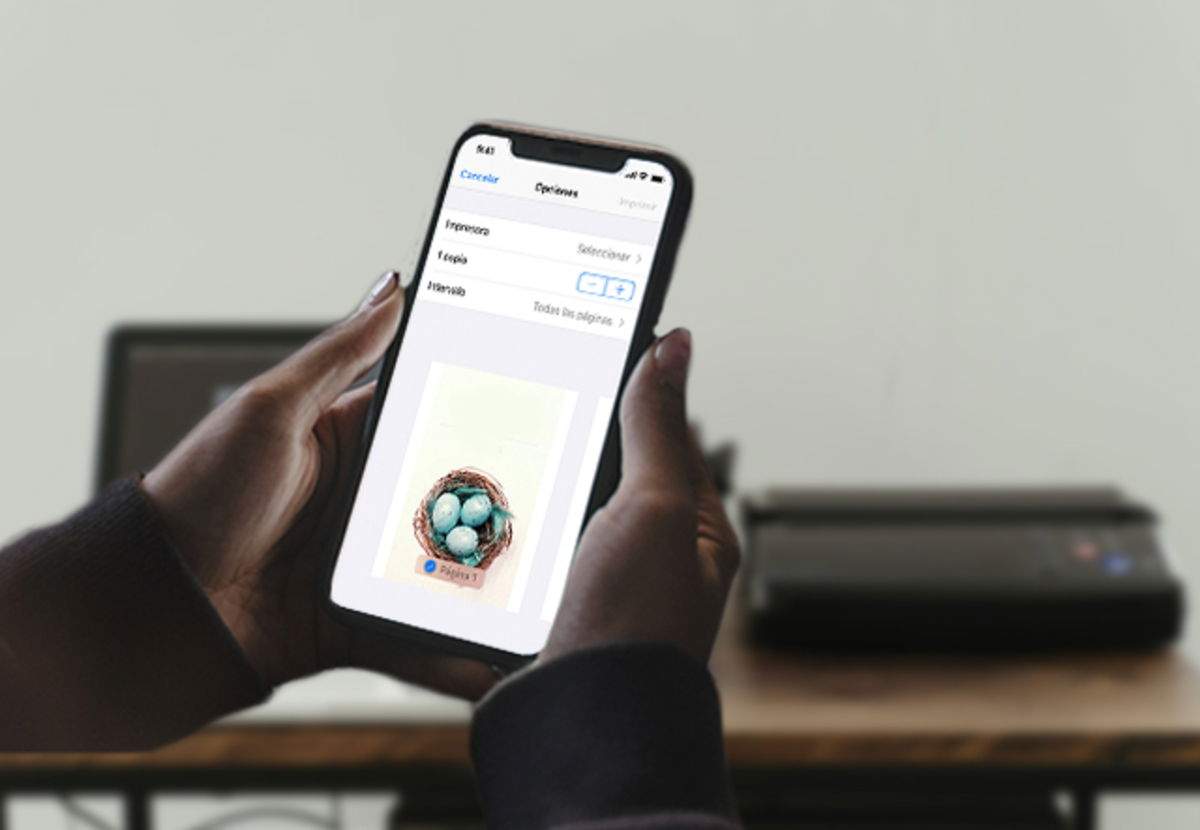 Com imprimir fotos o documents directament des de l'iPhone