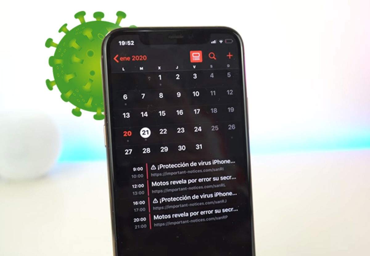 Cómo eliminar los virus del calendario del iPhone