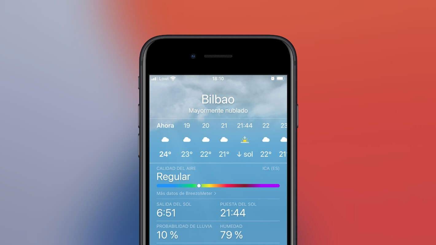 Com consultar la qualitat de l'aire a l'iPhone