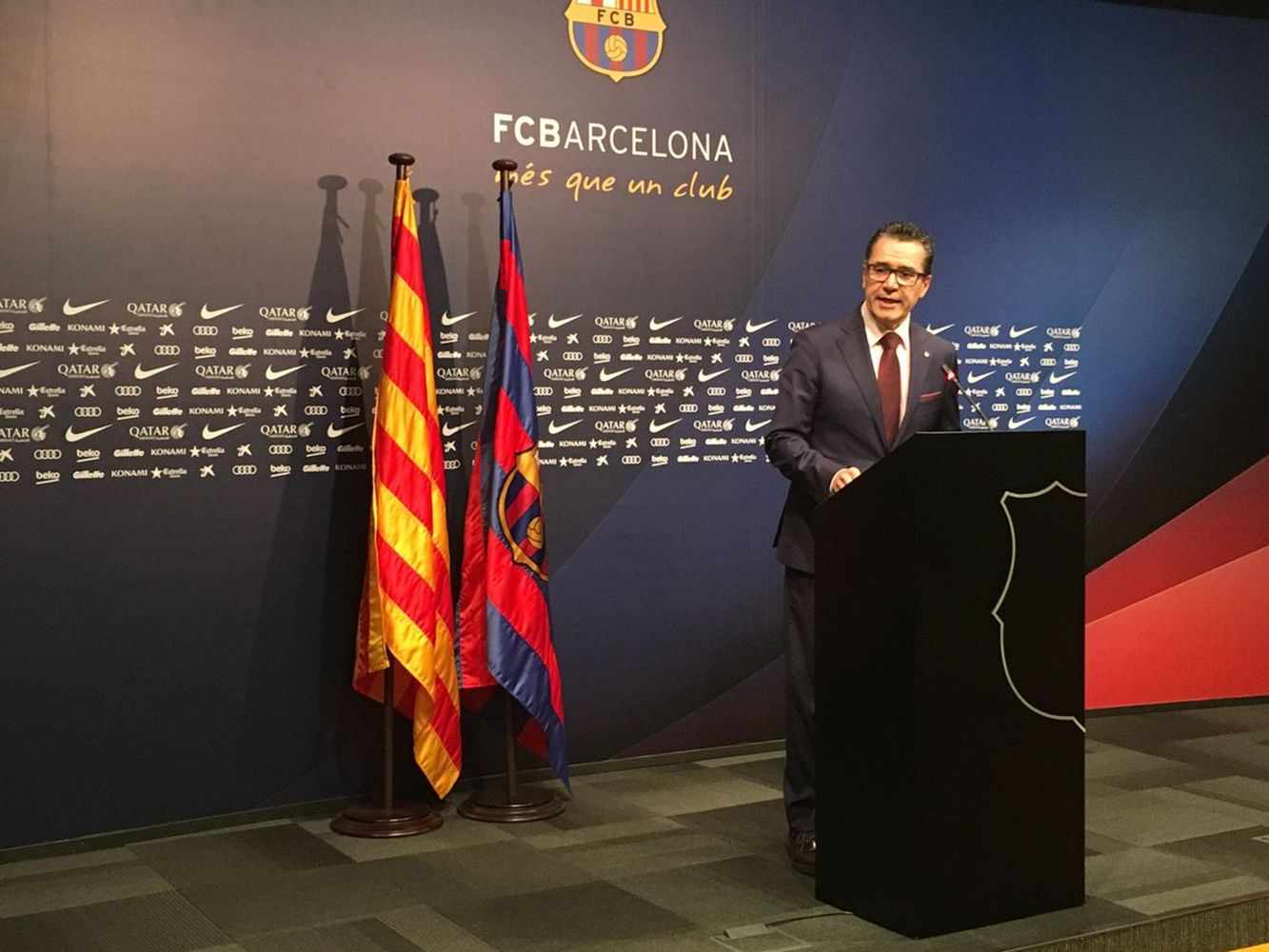 El Barça es referma en l'exhibició d'estelades davant del TAS
