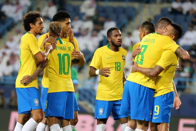 Brasil celebració gol Arabia Saudita   EFE