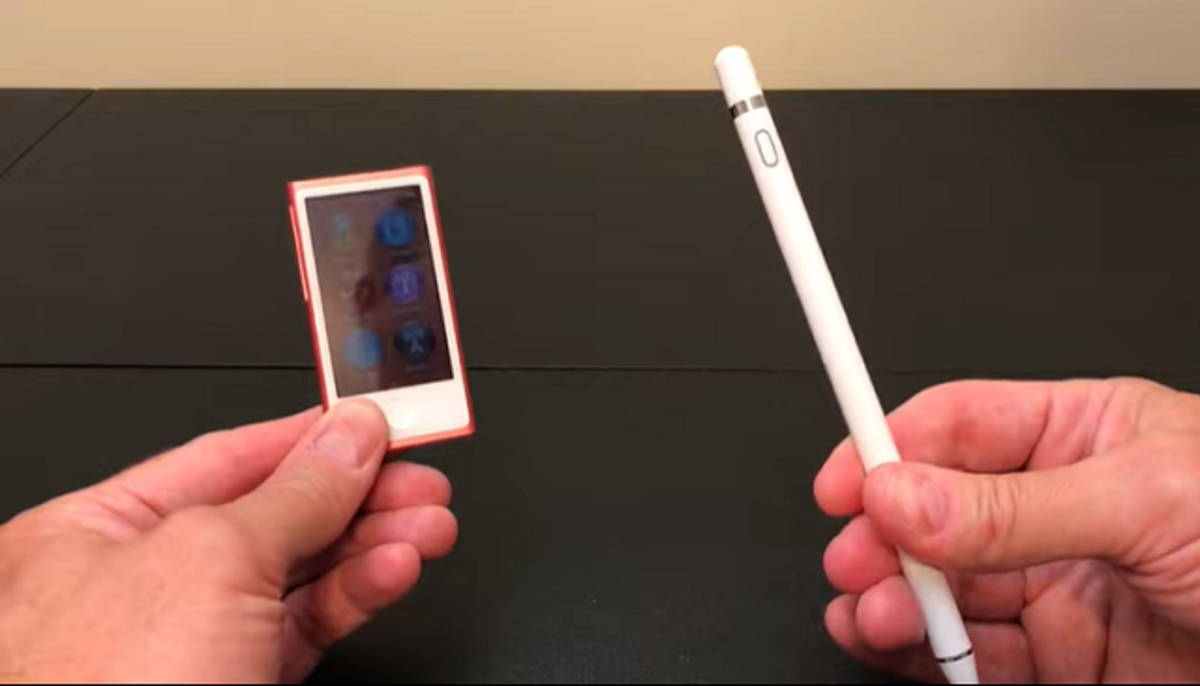 Un youtuber ha aconseguit usar un vell iPod nano per carregar l'Apple Pencil