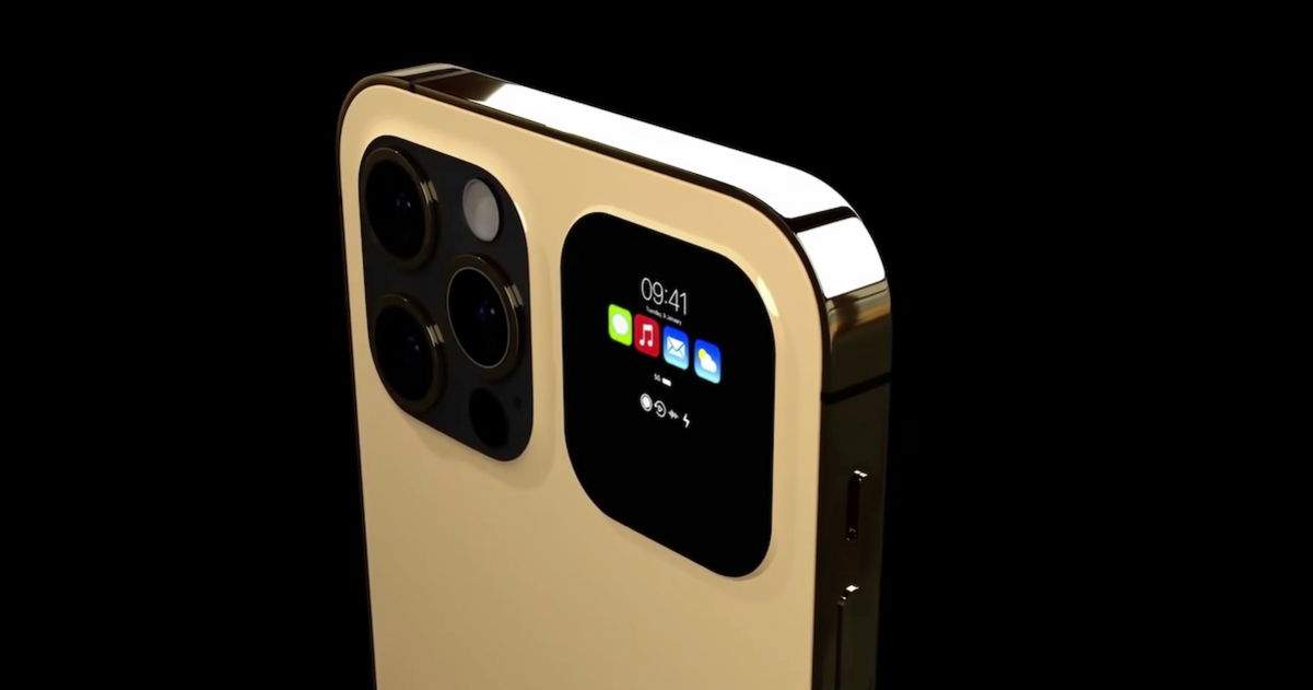 Aquest bojós concepte de l'iPhone 13 afegeix una segona pantalla a la part posterior del dispositiu