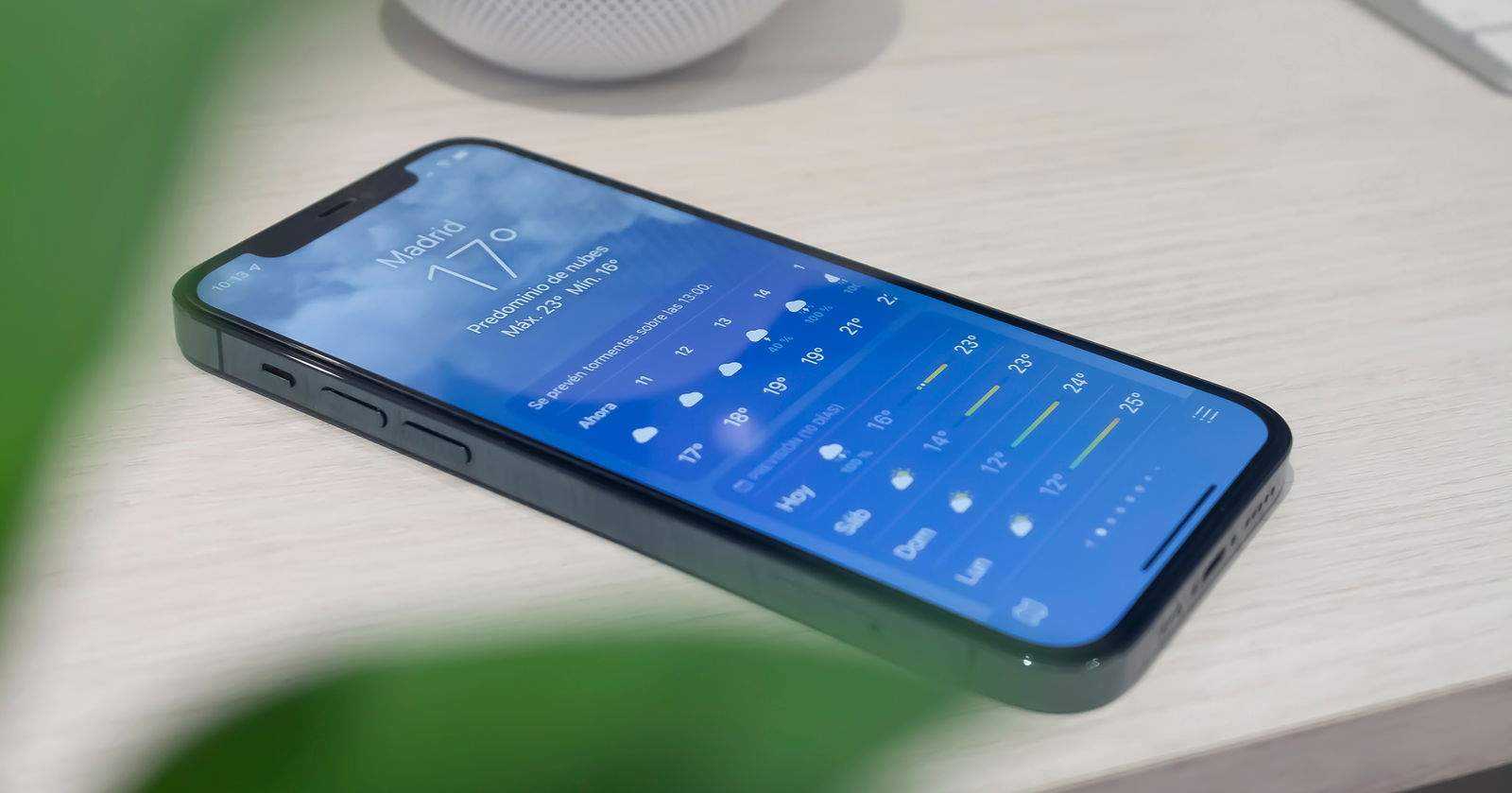 Com activar les notificacions de pluja o neu a l'app Temps d'iOS 15