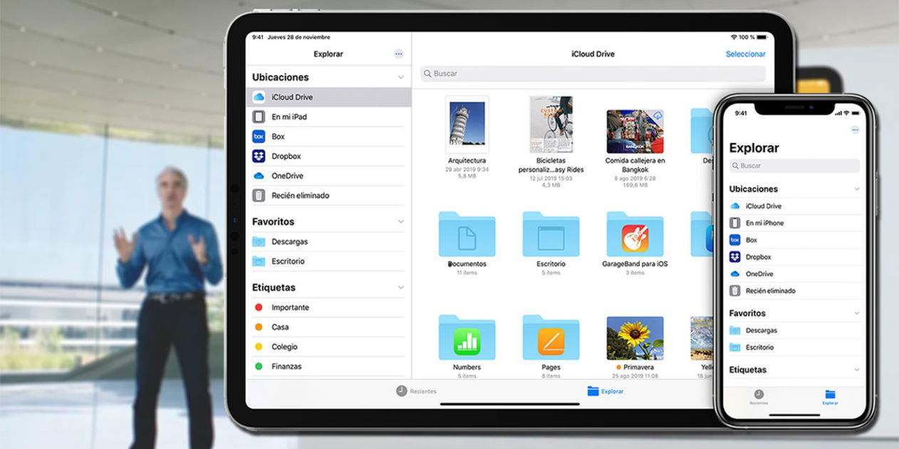 Tot sobre l'app Arxius en iPadOS 15: barra de progrés, agrupar carpetes i més