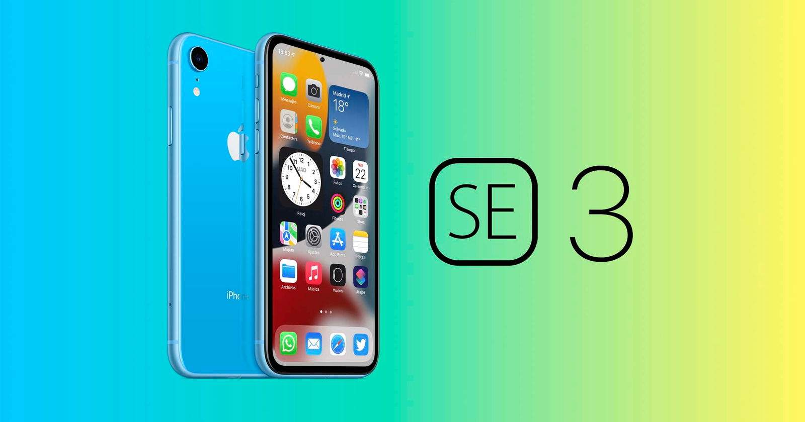 L'iPhone SE 3 podria tenir el disseny de l'iPhone XR i Touch ID