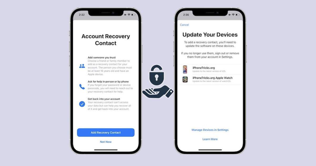 El ajuste del iPhone que debes configurar ya: añade un contacto de recuperación