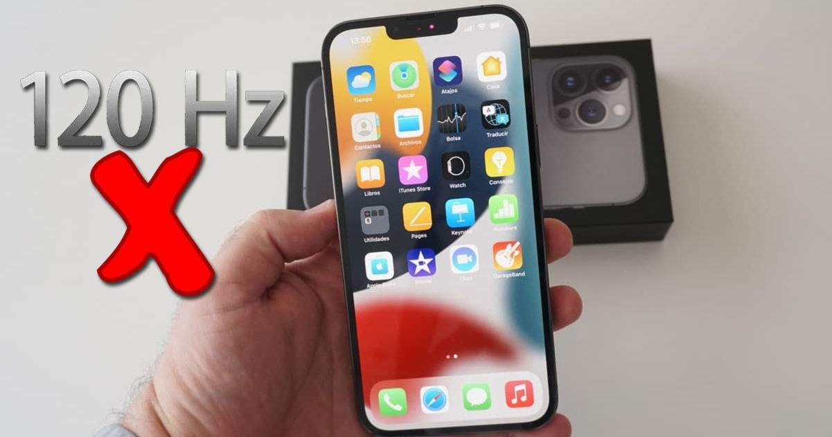 Si no quieres la tasa de refresco de 120 Hz en tu iPhone, puedes desactivarlo