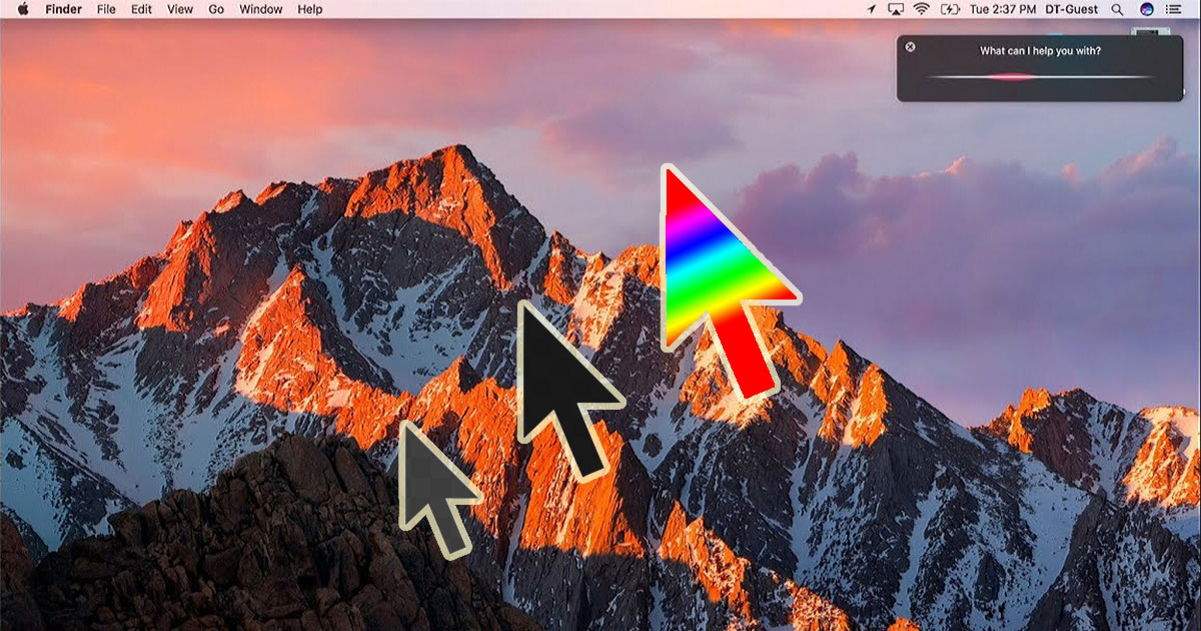 Así puedes cambiar el tamaño y el color del puntero en macOS