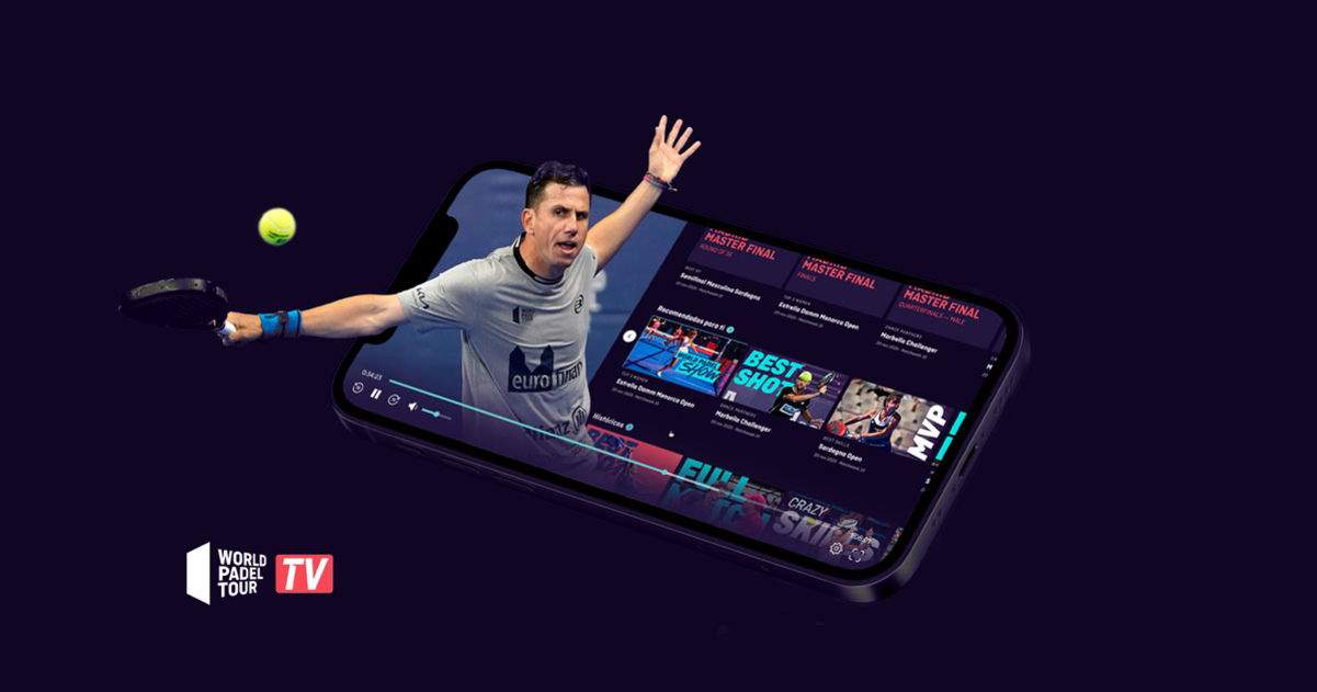 Vols veure pàdel en streaming i gratis? Descarrega World Padel Tour TV per a iPhone