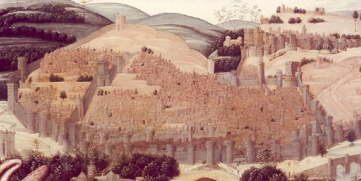 Grabado de Granada. Principios del siglo XVI. Font Patronato de la Alhambra
