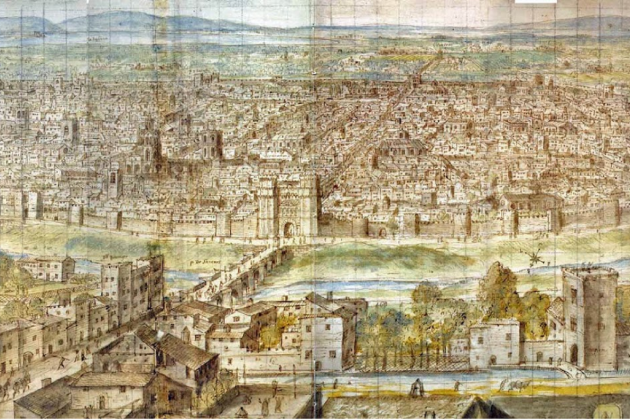 Grabado de Valčncia (1563). Font Viquipčdia