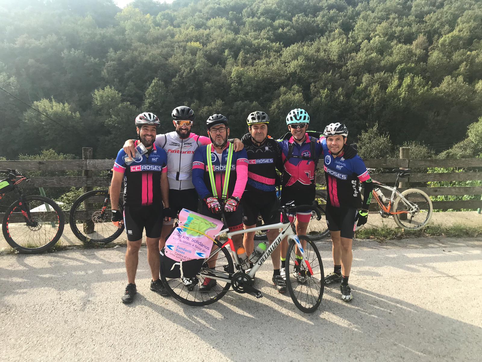 Un viaje de 1.600 kilómetros en bici entre Roses y Portugal para recaudar fondos contra el cáncer