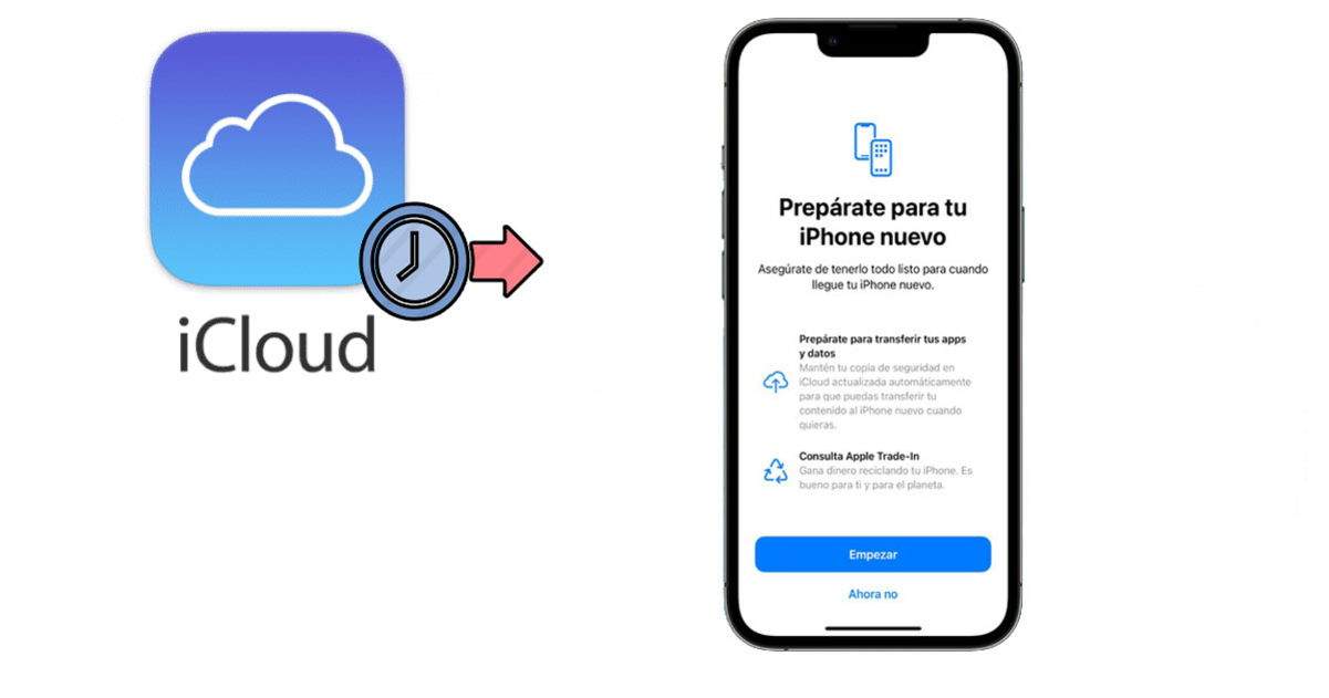 Guarda una còpia de seguretat temporal a iCloud, encara que no tinguis espai