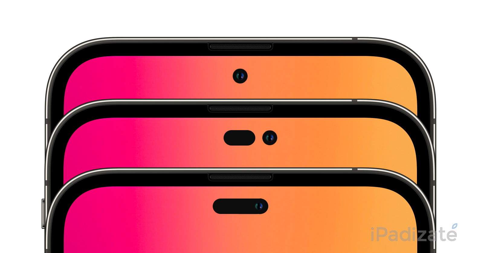 Les 3 alternatives al notch que podria usar l'iPhone 14