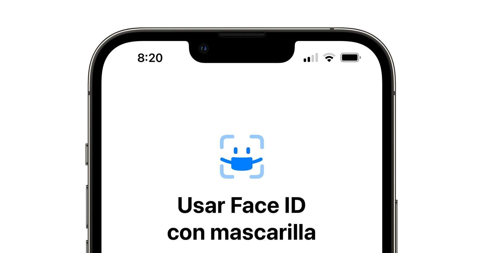 iOS 15.4 permite usar Face ID con mascarilla y sin Apple Watch