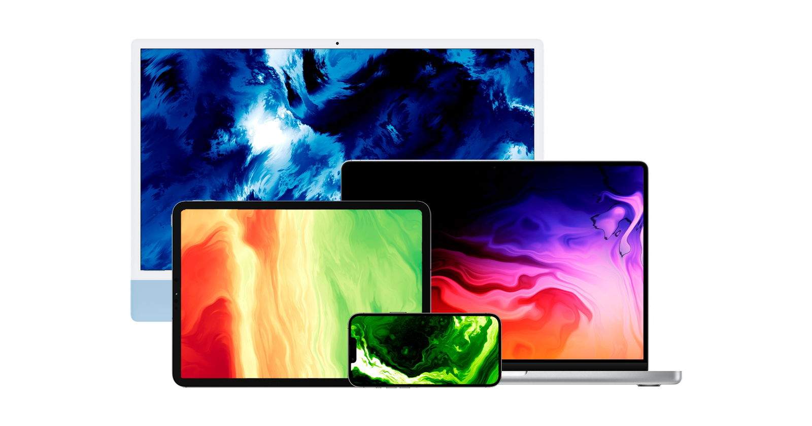 Has de descarregar aquests genials wallpaper colorits i fluids