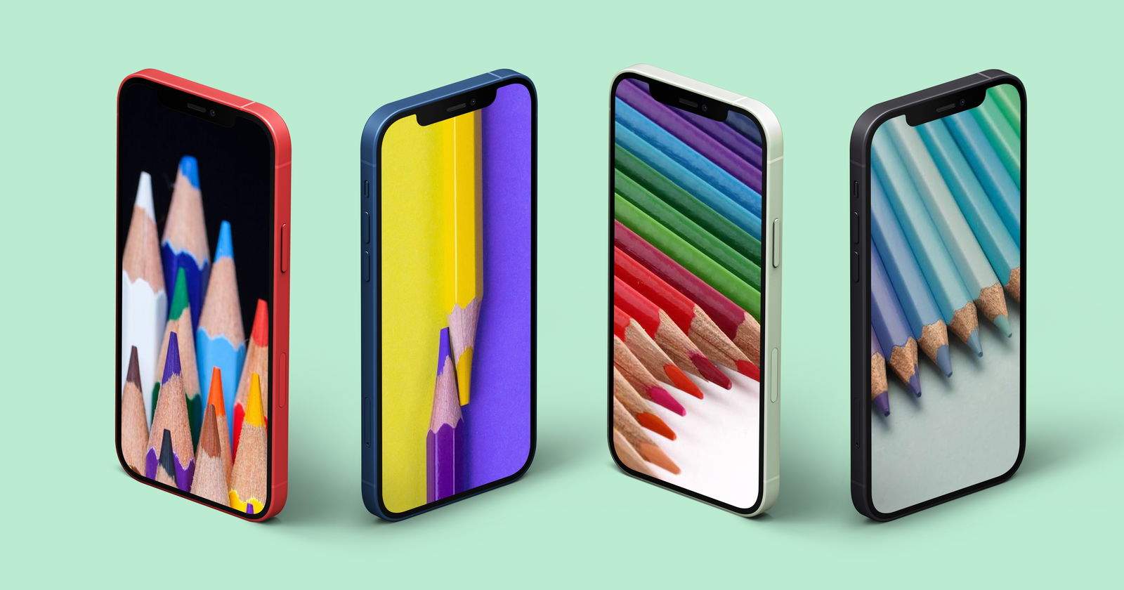 Aquests fons de pantalla de llapis de colors són absolutament genials
