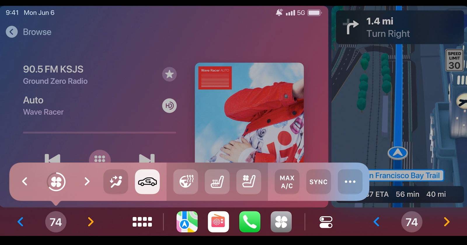 El nou CarPlay et permetrà pagar la benzina des de la pantalla del cotxe